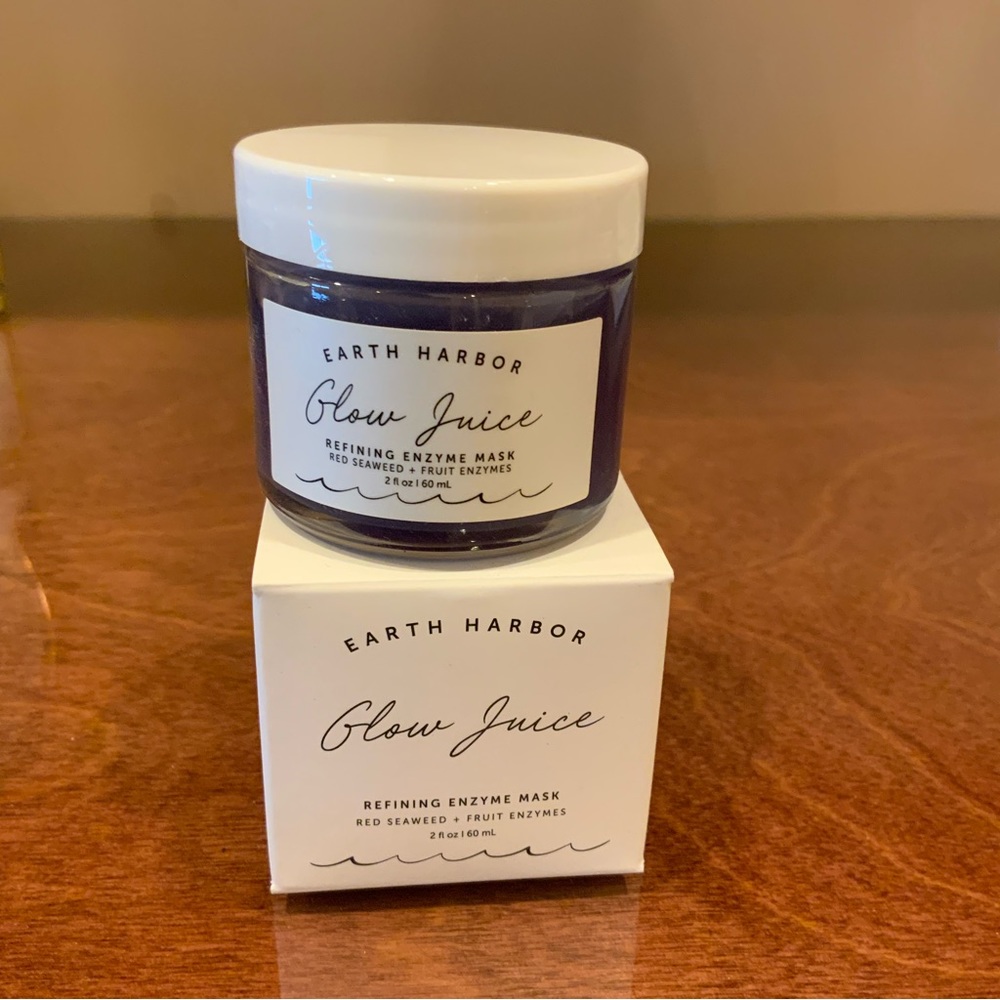 Earth Harbor Glow Juice refining enzyme mask